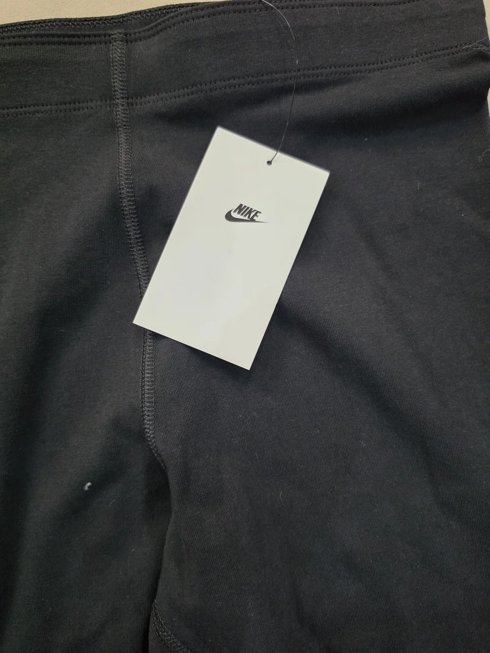 Women's Nike, Black Colorful Graphic Leggings & Hoodie With Pink Swooshes